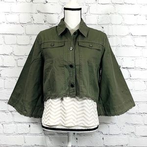 Jack by BB Dakota Frayed Hem Jacket Sz. Medium